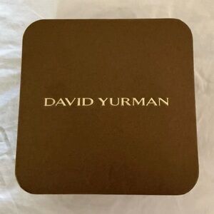 David Yurman Brown Box with Gold Logo